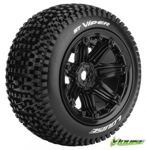 Tires & Wheels ST-VIPER 1/8 Truck (Beadlock) Black (2)