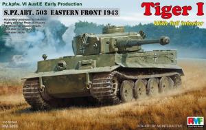 Ryefield 1:35 Tiger I Early Production w/Full Interior