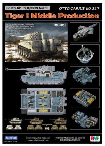 Ryefield 1:35 Tiger I Middle Production Full Interior