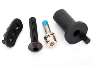 Traxxas Motor mount hinge post/ 5x25mm BCS (1)/ 4x16mm CS with split TRX8661