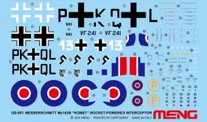 1:32 Messerschmitt Me163B Komet Roket