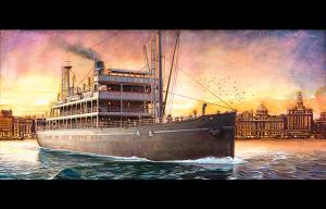 1:150 THE CROSSING (The FIRST MENG SHIP MODEL)