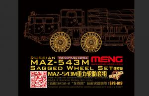 1:35 Russian MAZ-543M Sagged Wheel Set