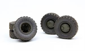 1:35 Russian GAZ 233014STS Tiger Sagged Resin WheelSet
