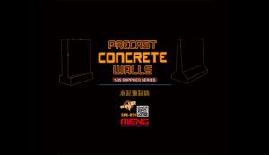 1:35 Precast Concrete Walls (resin)