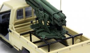 1:35 Pickup Mounted Quad Rocket Launcher (RESIN)