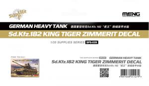 1:35 King Tiger (Henschel) Zimmerit Decal