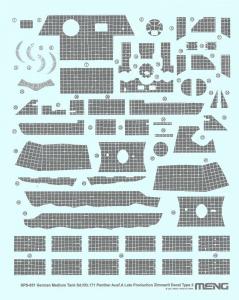 1:35 Panther Zimmerit Decal Type B