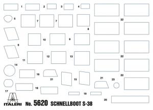 Italeri 1/35 SCHNELLBOOT Typ S-38