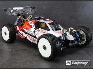 Force Clear 1/8 Buggy body Kyosho Inferno MP9 TKI4