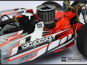 Force Clear 1/8 Buggy body Kyosho Inferno MP9 TKI4