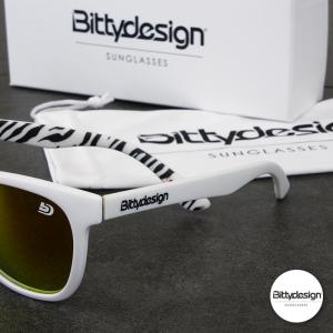 Venice Collection, White 'Savana' Sunglasses