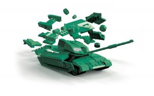 Quick Build Challenger Tank (Green)