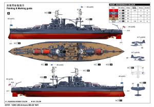 Trumpeter 1:200 USS Arizona BB-39 1941