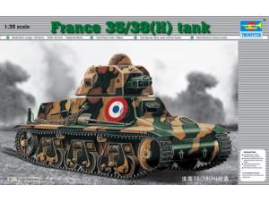 Trumpeter 1:35 France 35/38(H) TANK SA 18 37mm gun