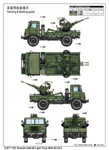 Trumpeter 1:35 Russian GAZ-66 with ZU-23-2