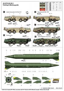 Trumpeter 1:35 Soviet (9P117M1) with SCUD-B Rocket