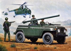 Trumpeter 1:35 Chinese BJI212A with 105mm Rifle