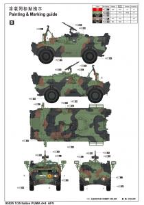 Trumpeter 1:35 Italian PUMA 4x4 Wheeled AFV
