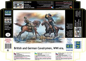 1:35 British and German cavalrymen,WWI