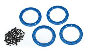 Traxxas Beadlock Rings 2.2" Alu Blue (4) TRX8168X