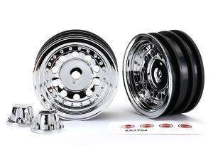 Traxxas Wheels Chrome 1.9" SC (for 8255A Axle) (2) TRX8175
