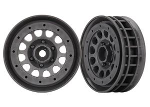 Traxxas Wheels Method 105 Charcoal Grey 1.9" SC (2) TRX8173A