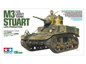 Tamiya 1/35 U.S. Light Tank M3 Stuart Late pienoismalli