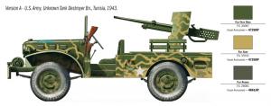 Italeri 1/35 M6 Gun Motor Carriage Wc-55