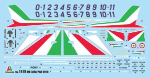 Italeri 1/72 MB-339A P.A.N. 2018 Livery