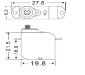 JX Servo DHV56MG 5.6g Metal Gear Digital