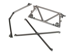 Traxxas Tube Chassis Support Satin Chrome TRX8433X