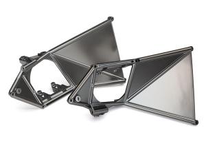 Traxxas Mounts for Suspension Arm Upper Front Satin Chrome TRX8534X