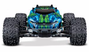Traxxas Rustler 4x4 VXL 1/10 RTR TQi TSM Vihreä ilman akkua ja laturia TRX67076-4-GRN