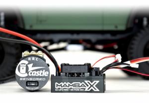 MAMBA X Sensor ESC 25,2V WP, 1406-1900KV Combo Crawler