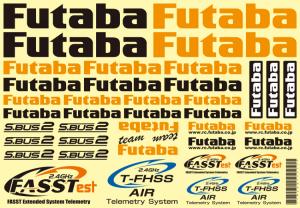 Futaba  Decal Sheet for Air 18x26cm