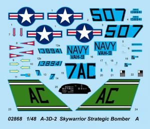Trumpeter 1:48 A-3D-2 Skywarrior Strategic Bomber