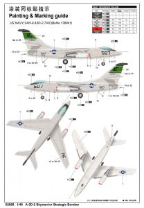 Trumpeter 1:48 A-3D-2 Skywarrior Strategic Bomber