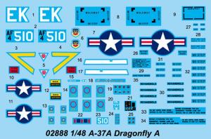 Trumpeter 1:48 US A-37A Dragonfly Light Ground-Attack Aircraft