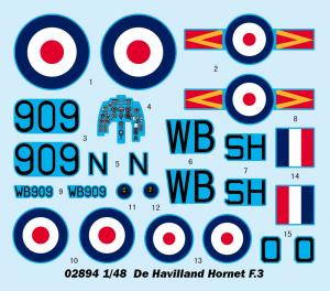 Trumpeter 1:48 De Havilland Hornet F.3