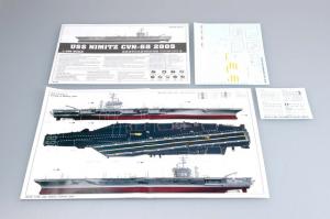 Trumpeter 1:700 USS Nimitz CVN-68 2005