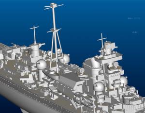 1:700 German Cruiser Admiral Hipper 1941