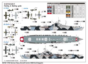 Trumpeter 1:700 German Carrier DKM Graf Zeppelin