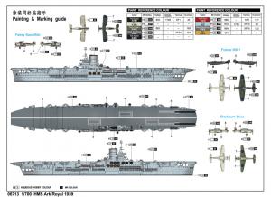 1:700 HMS Ark Royal 1939