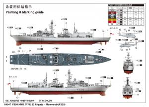 Trumpeter 1:350 HMS TYPE 23 Frigate - Monmouth (F235)