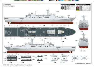 Trumpeter 1:350 PLA Navy Type 071 Amphibious Transp.Dock