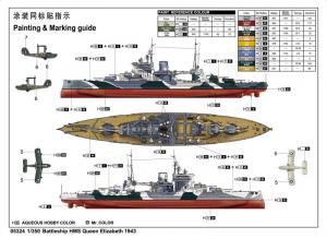 Trumpeter 1:350 Battleship HMS Queen Elizabeth