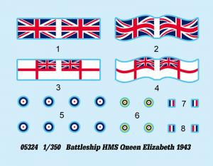 Trumpeter 1:350 Battleship HMS Queen Elizabeth