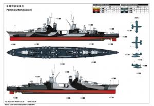 Trumpeter 1:350 USS Indianapolis CA-35 1944