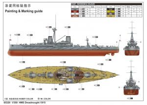 Trumpeter 1:350 HMS Dreadnought 1915